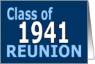 Class Reunion 1941 card