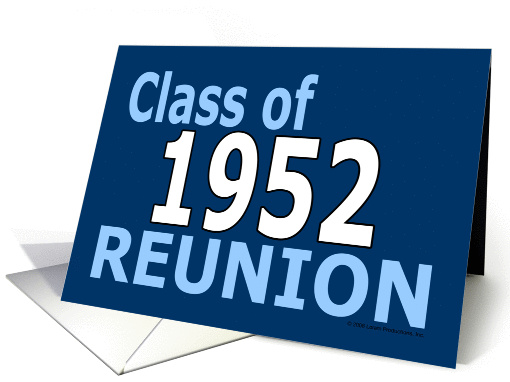 Class Reunion 1952 card (223081)