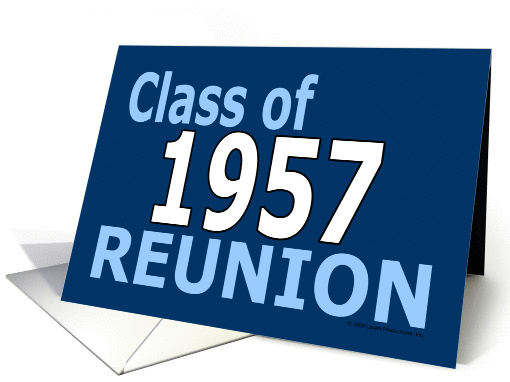 Class Reunion 1957 card (223129)