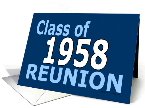 Class Reunion 1958 card (223131)