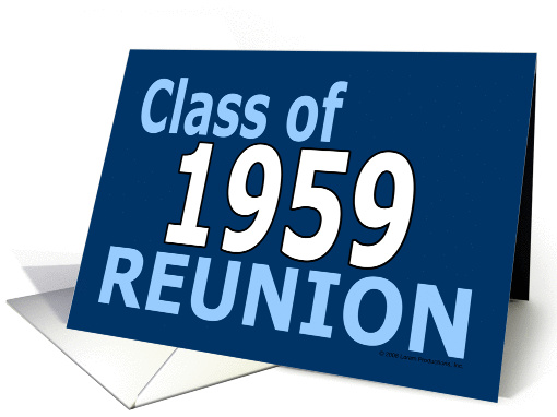 Class Reunion 1959 card (223133)