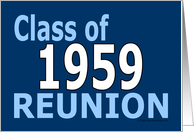 Class Reunion 1959 card