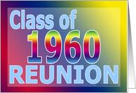 Class Reunion 1960 card