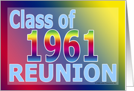 Class Reunion 1961 card