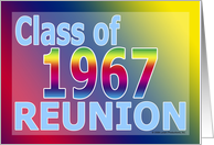 Class Reunion 1967 card