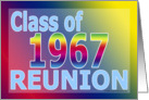 Class Reunion 1967 card