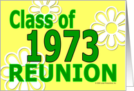 Class Reunion 1973 card