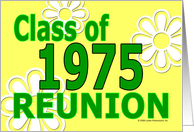 Class Reunion 1975 card