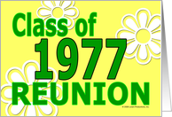 Class Reunion 1977 card