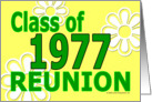 Class Reunion 1977 card