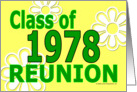 Class Reunion 1978 card