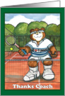 Tennis - Male, Thank You card