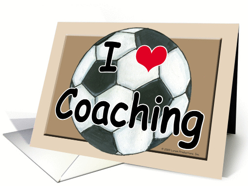 Soccer Coach Thank You card (345499)