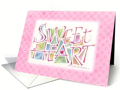 Sweetheart Valentine card (360324)