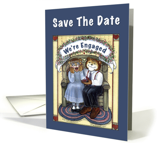 Engagement - Save the Date card (374064)