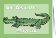 Alligator - Miss You card