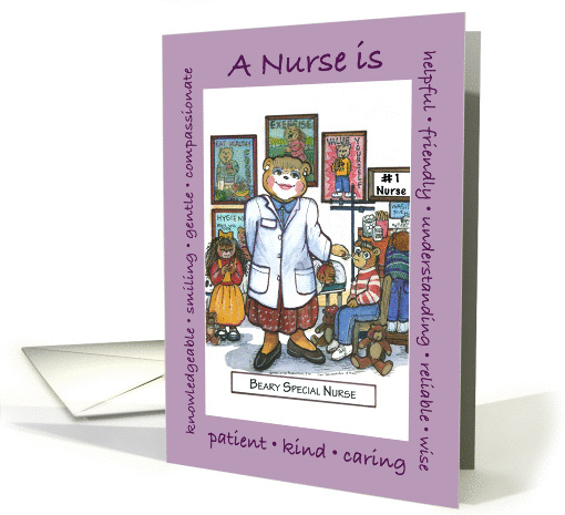 Qualities of an Elementary School Nurse, Nurse's Day Bear... (384043)