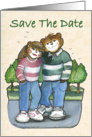 Save The Date Couple card