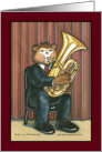 Male Tuba Player - Tuba Day card