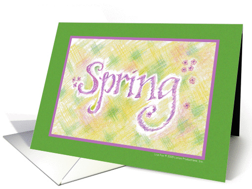 Spring Note card (394156)