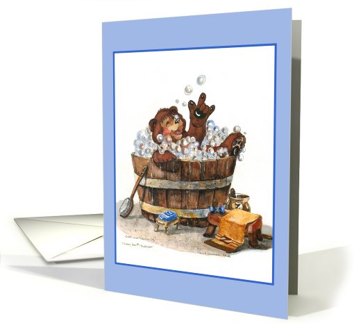 I Love You - Bubblebath card (413251)