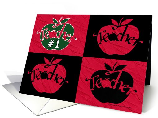 Outstanding Teacher card (420045)