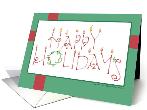 Happy Holidays - Package card (518505)