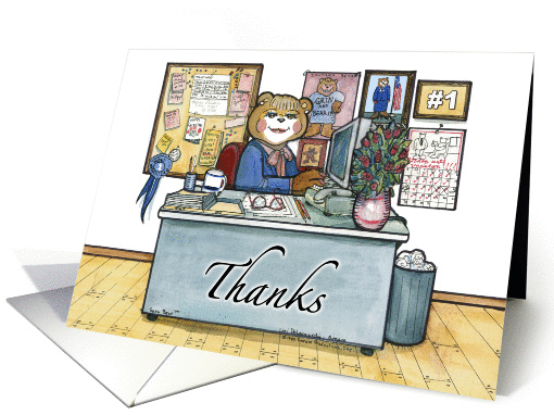 Secretary Thanks card (53460)