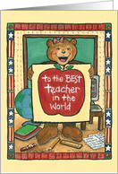 Teacher Thank You card