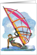 Windsurfer, Female card