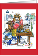 Hectic Housewife card