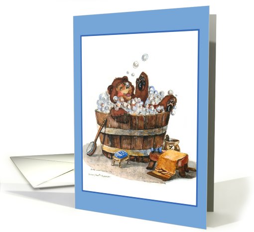 Bubblebath card (550282)