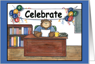 Celebrate, office casual male card