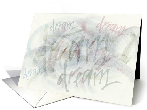 Dream Calligraphy card (578465)