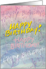 Happy Birthday from Group card