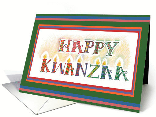 Happy Kwanzaa card (61562)