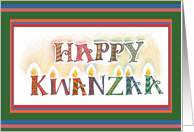 Happy Kwanzaa card