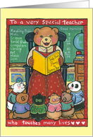 Special Teacher card