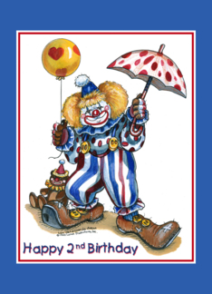 Clown, 2nd Birthday