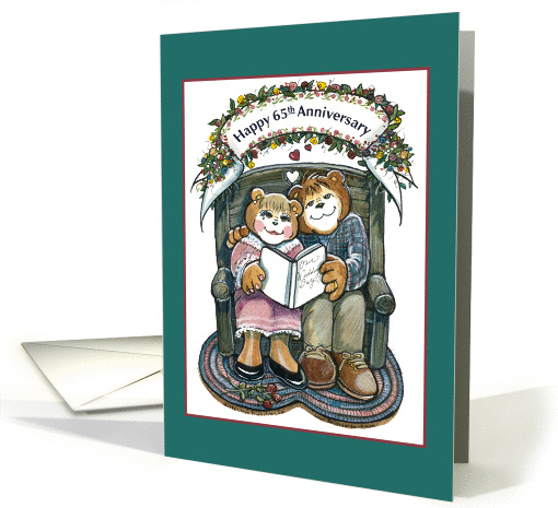 Happy Anniversary 65 card (85602)