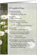 A Caregiver's Prayer