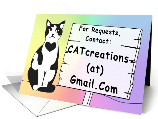 To Contact CAT's House card (126100)