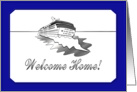 Welcome Home from your Cruise! card