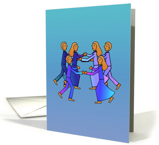 Group Hug - (blank) card (131209)