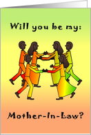 Dance African American - Be My Mother-In-Law card