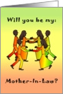 Dance African American - Be My Mother-In-Law card