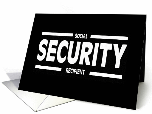 Retirement Social SECURITY Recipient card (55234)