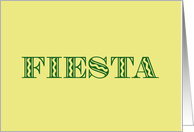 Fiesta Spanish Party card