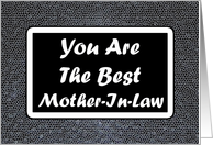 Best Mother-In-Law card