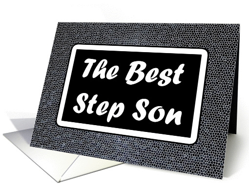 The Best Step Son card (99521)